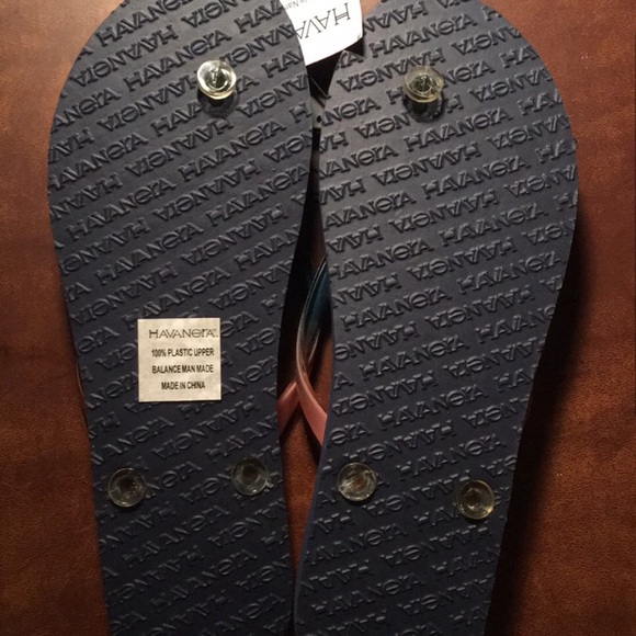 NWT blue havanera flip flops - Picture 2 of 2